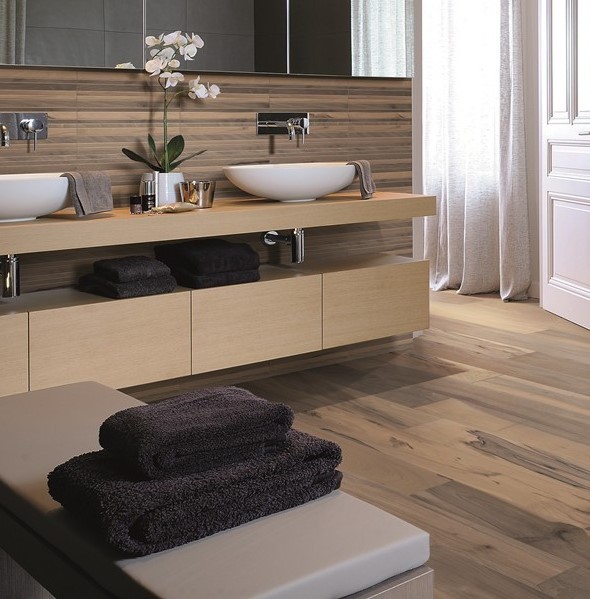 Gres drewno jasny brąz rustykalny Emil Ceramiche Millelegni Noce Selvatico 15x120 dms 32980
