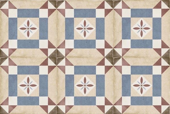 Equipe Art Nouveau Lys Colour 20x20 płytka gresowa patchwork 164618