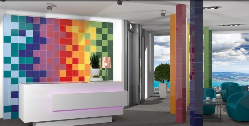 Płytki łazienkowe beżowe Mainzu Chroma Beige 2 Brillo/Poler 20x20 51424