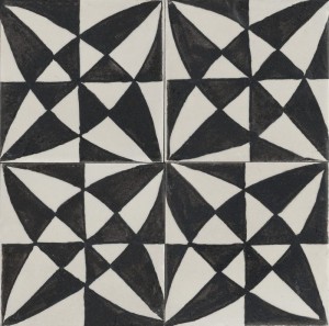Marazzi Memoria Tappeto 5 Nero Lux 15x15 MANQ płytki gresowe dekoracyjne