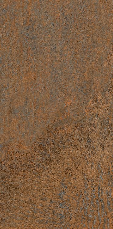 Płytki rude przetarte ze rdzą metalizowane industrialne Sant Agostino Oxidart Copper 60x120 79364