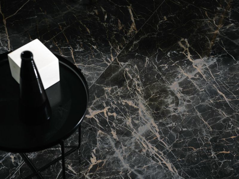 Marazzi Allmarble Saint Laurent Lux 60x60 MMGE płytka gresowa imitująca czarny marmur 137135