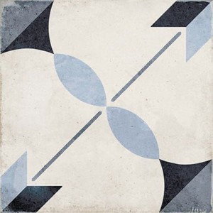 Equipe Art Nouveau Arcade Blue 20x20 płytka gresowa patchwork