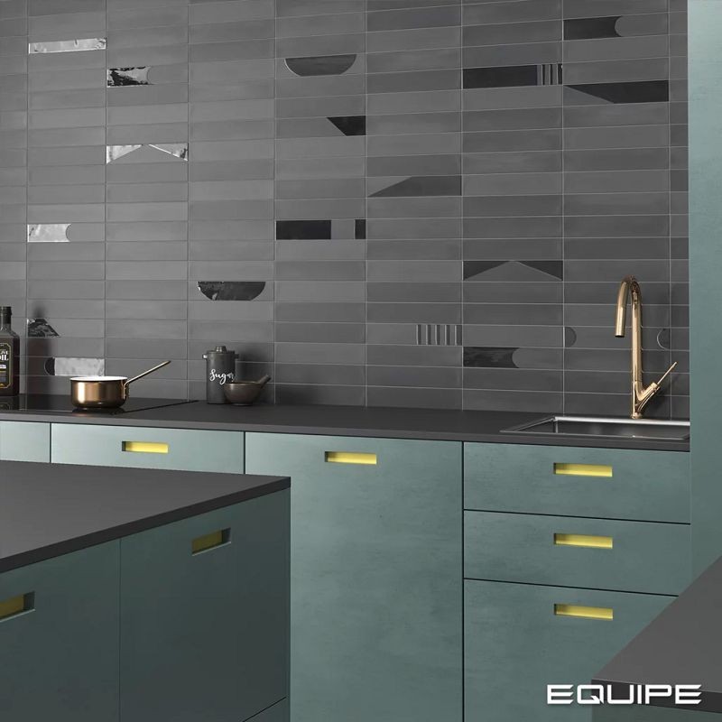 Equipe Wadi Decor Noir 6x30 płytki cegiełki dekoracyjne 128811