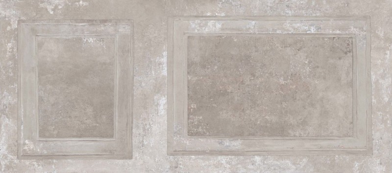 Płytki podłogowe spiek kwarcowy duże cienkie beton beż przetarty ABK Ghost Boiserie Rope Ret 120x270 88495