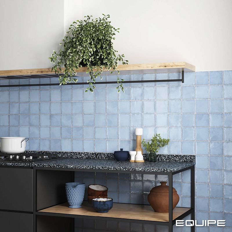 Equipe Altea Ash Blue 10x10 płytki cegiełki rustykalne 126651