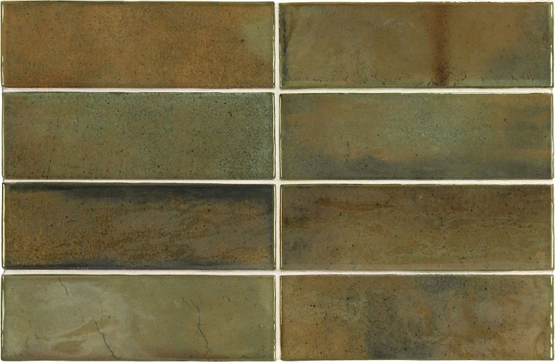 Equipe Hanoi Wild Olive 6,5x20 płytki cegiełki rustykalne 127716