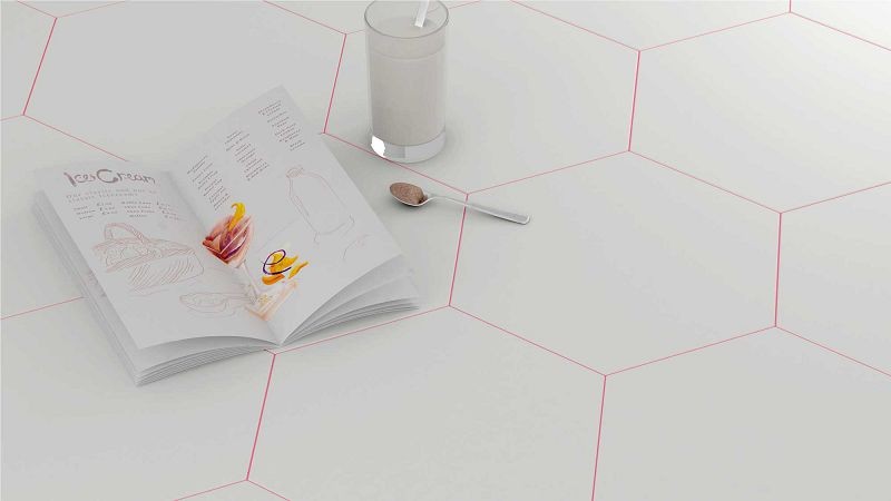 WOW Hexa Floor Ice White Matt 19,9x23 płytka heksagonalna 158587