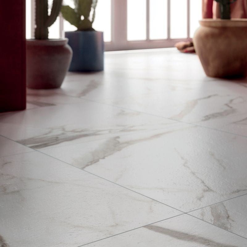Ariana Epoque White Statuario Lappato 60x60 płytka gresowa 114555