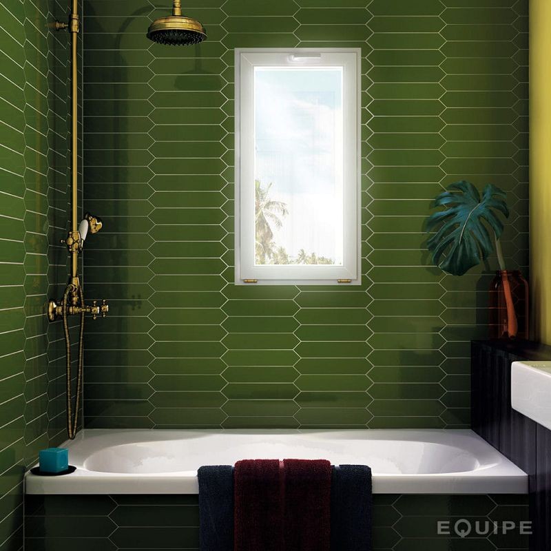 Equipe Arrow Green Kelp 5x25 płytki ścienne 126786