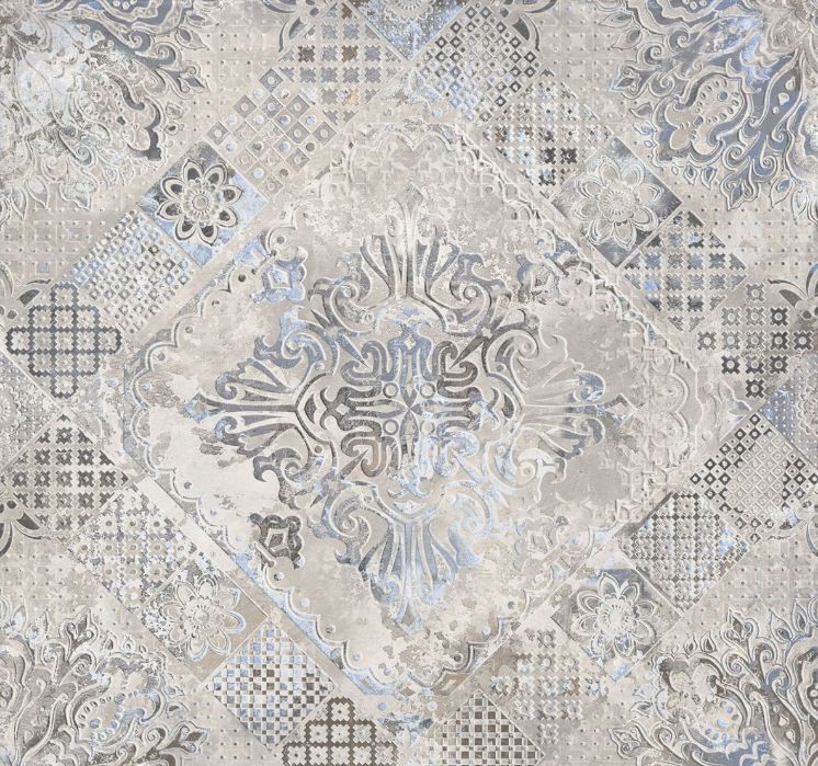 Gres decoracyjne wzorzyste imitujące beton szare Absolut Keramika Troya Memphis Lappato 60x60 crt, kr 45619