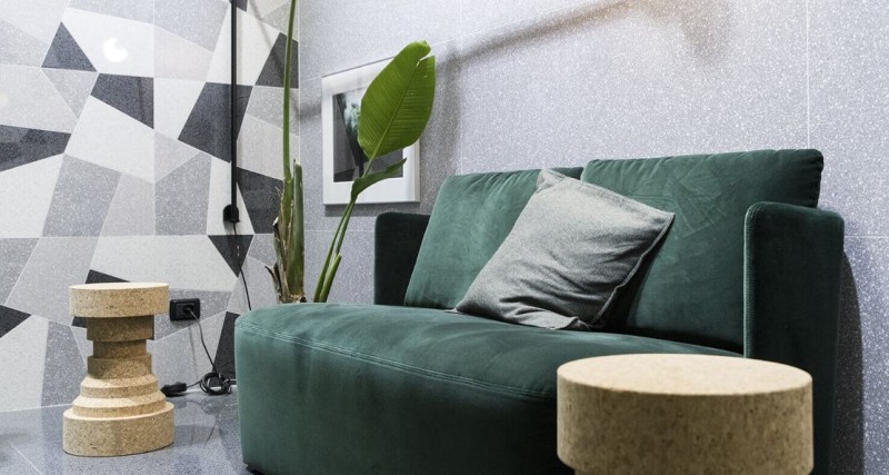 Płytki podłogowe lastryko beż szary Marazzi Pinch White M8E6 60X60 41135