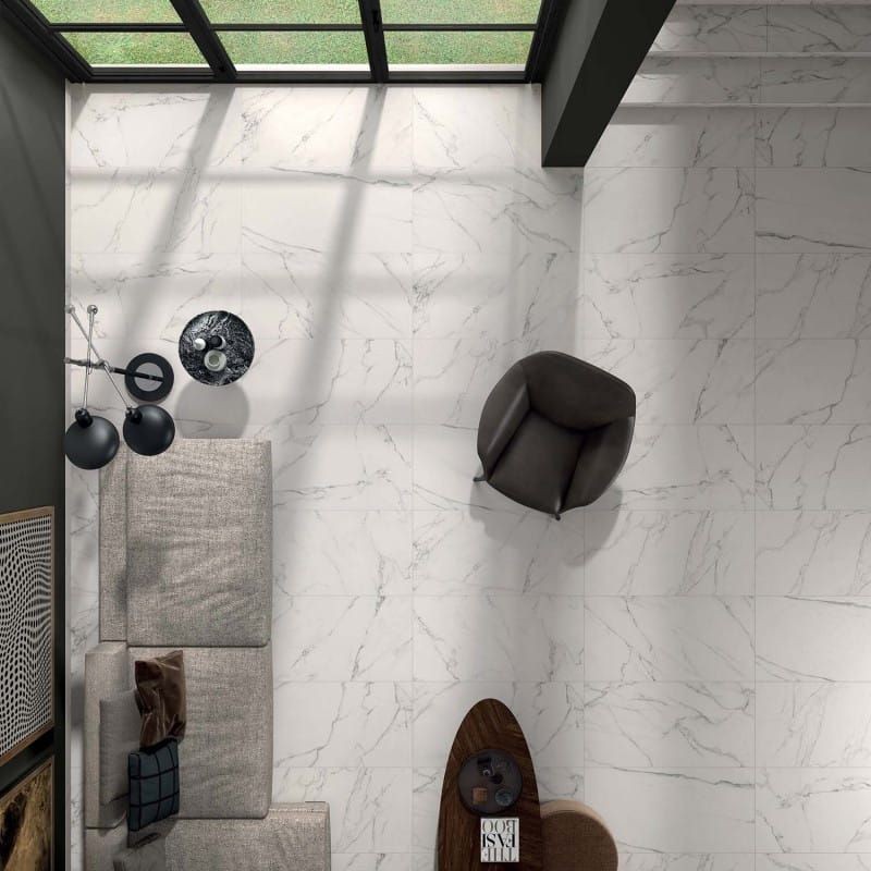 ABK Sensi Statuario White Lux 60x120 płytki gresowe imitujące marmur 107919