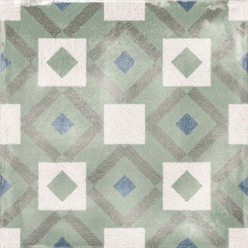 ABK Play Labirynth Sage 20x20 płytka gresowa patchwork 107826