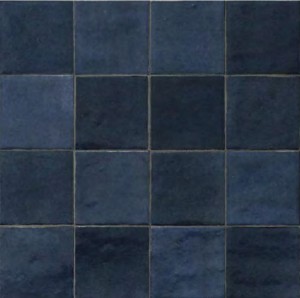 Płytki ciegiełki postarzane granatowe Marazzi Zellige China M5PS 10x10