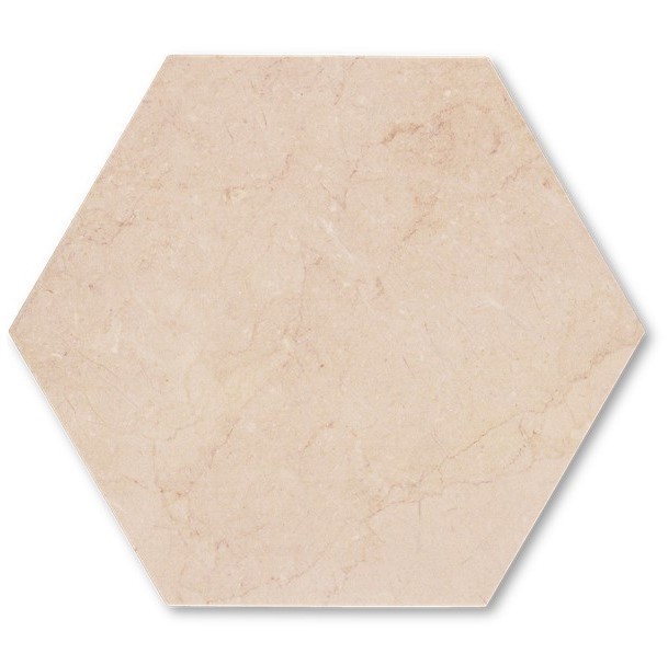 Gresy heksagonalne marmur beżowe Realonda Zaire Crema 33x28,5 37077