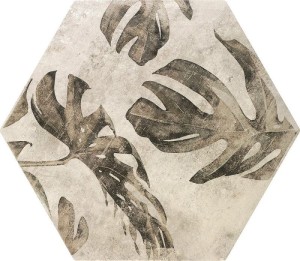 ZYX Amazonia Tropic Grey 32x36,8 płytki heksagonalne patchwork