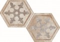Płytki heksagonalne postarzane beż dekor Fioranese Heritage Deco Texture 1 34.5 x 40 70977
