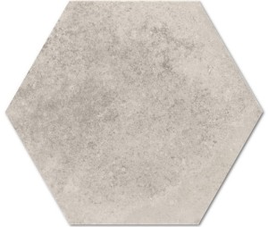 Gresy przetarte heksagonalne szare Realonda Memphis Gris 33x28,5