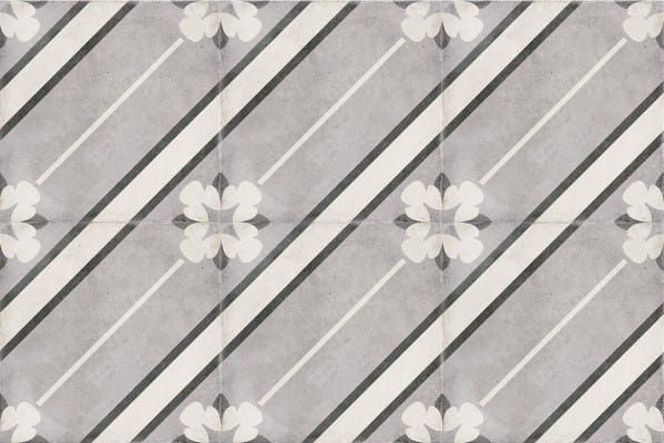 Equipe Art Nouveau Inspire Grey 20x20 płytka gresowa patchwork 164598