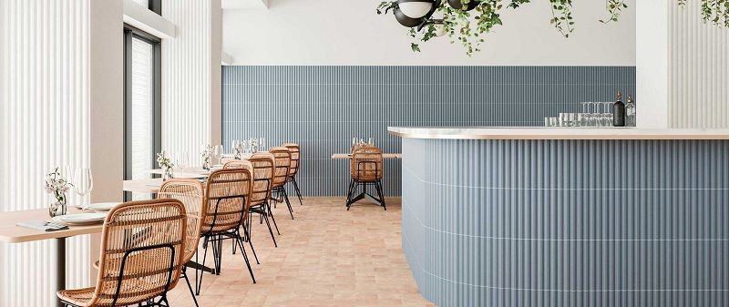 WOW Stripes Sky Matt 7,5x30 płytki 3D ścienne dekoracyjne 156263