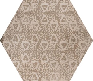 Marazzi Powder Decoro Deco CA 21x18,2 MNRT płytka heksagonalna