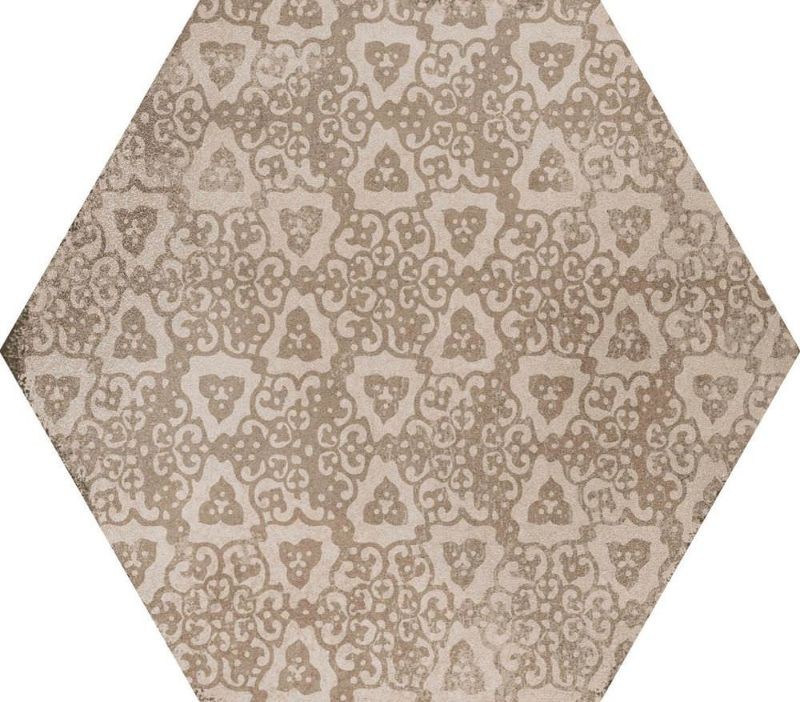 Marazzi Powder Decoro Deco CA 21x18,2 MNRT płytka heksagonalna 141305