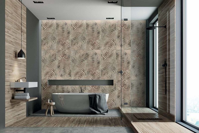 Dado Wallpapers Bronze Fern Rettificato 60x120 płytka gresowa patchwork 124988