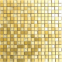 Mozaika złota alu mix satyn mała kostka Metropol MM 0256 30,0 x 30,0 79280