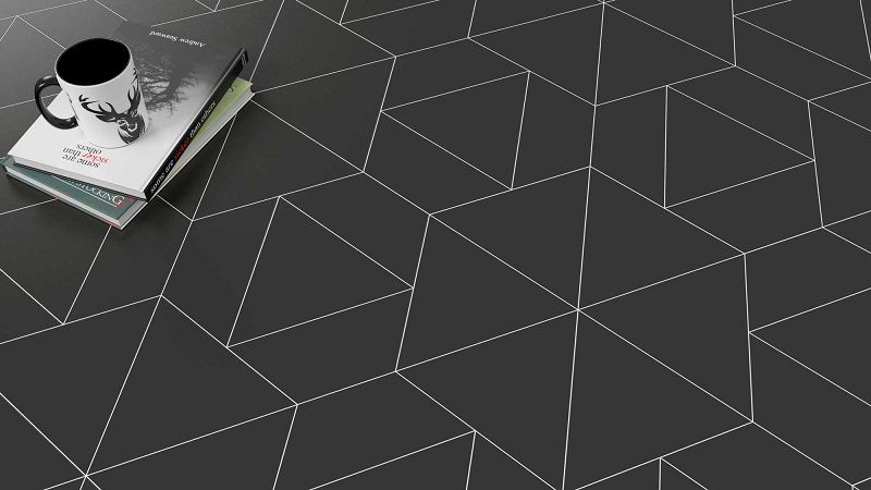 WOW Triangle Floor Graphite  Matt 20x23 płytka podłogowa 166028