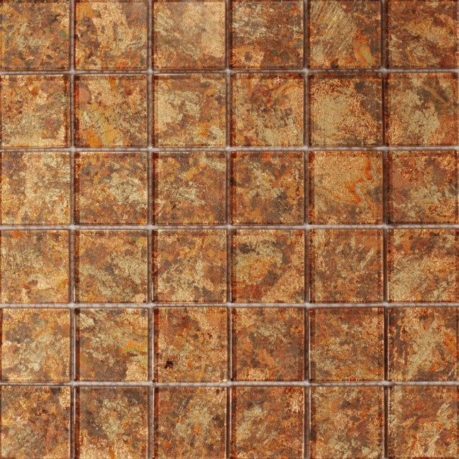 Mozaika szklana kolor bursztynu Dell Arte Brillant Mango 30x30 30977