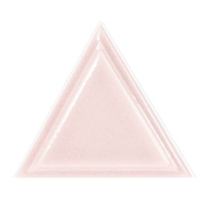 APE/Carmen Hamptons Foster Pink Crackled 11x13 płytki ścienne trójkątne