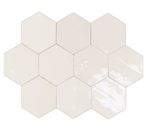 WOW Zellige Hexa White 10,8x12,4 płytka heksagonalna