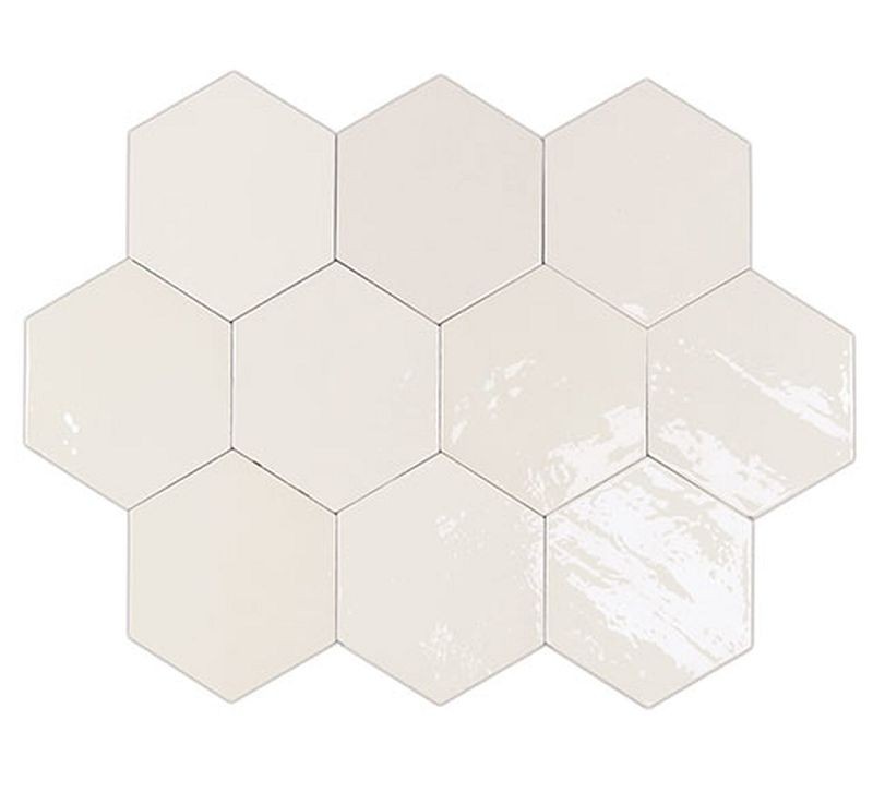 WOW Zellige Hexa White 10,8x12,4 płytka heksagonalna 156367