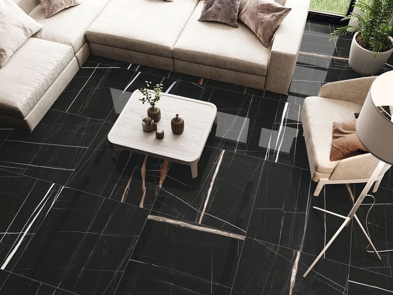 Baldocer Titanium Black Pulido 120x120 płytki marmurowe gresowe 117456