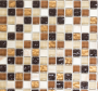Mozaika mix brązowa beżowa naturalny kamień szkło Metropol MM 0138 30,0 x 30,0 74166
