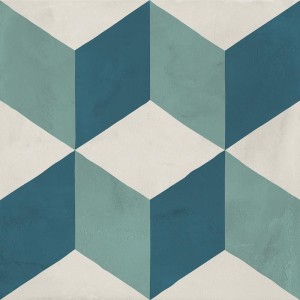 Marca Corona Terra Art Cubo Oceano/Cielo 20x20 I385 płytki gresowe patchworkowe