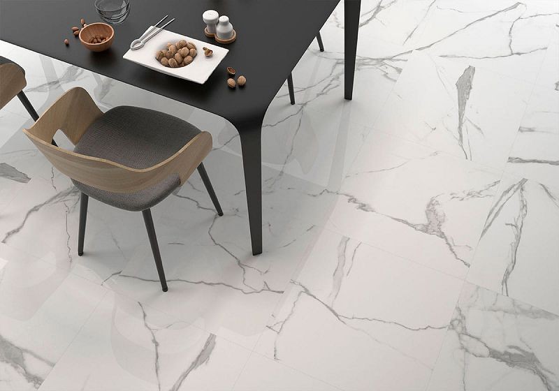Geotiles Num Blanco Glossy 60x120 płytka imitująca marmur 132541
