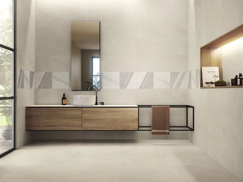 APE Burlington Ivory Rect. 60x60 płytki betonowe gresowe 111177