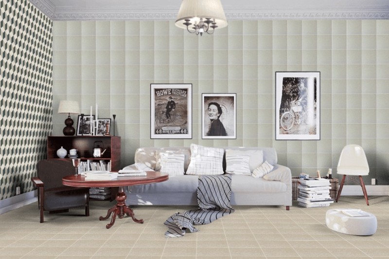 Płytki małe dekor wzór geometryczny romby szare grafitowe Equipe Caprice Provence 20X20 crp 20651