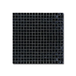 Mozaika czarna kolory srebra mix mała kostka Ell Casa Carbon Glossy 30,5x30,5