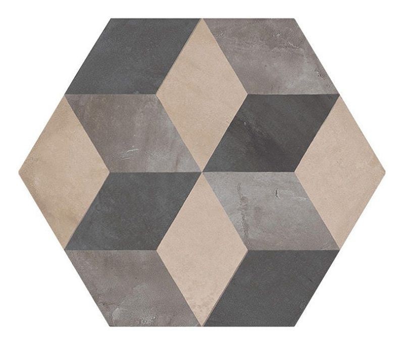 Marca Corona Terra Cubo Esagona Versione F 25x21,6 0400 płytki heksagonalne 144470