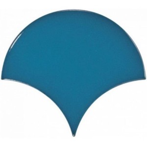 Equipe Scale Fan Electric Blue 10,6x12 płytka ścienna