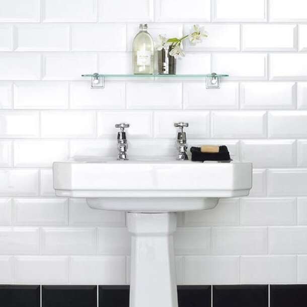 Ape Metro Biselado Blanco Brillo 10X20 Promocja!!! płytki cegiełki białe 13326