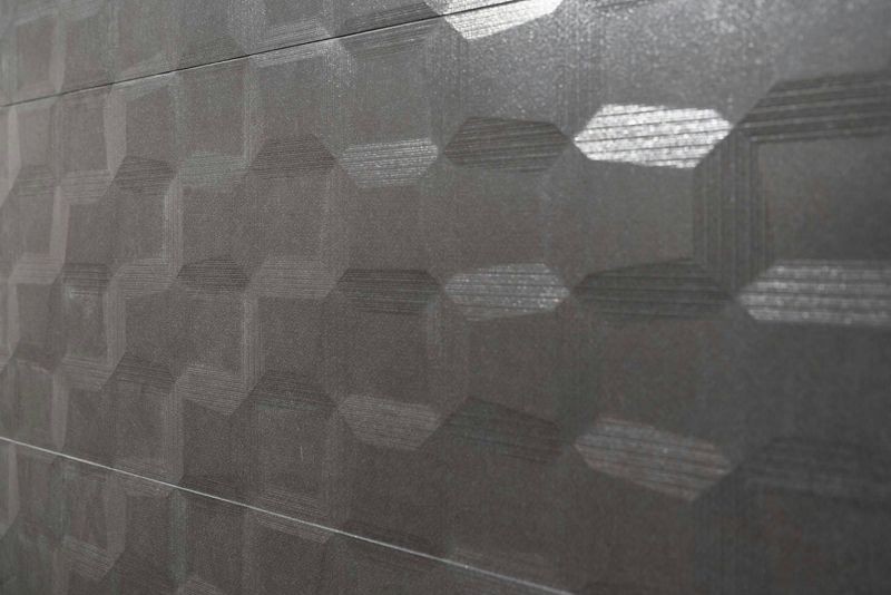 Saloni Brilliant Sector Negro Rett. 30x90 HFE310 płytki dekoracyjne ścienne perłowe 150718