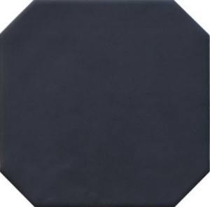 Płytki oktagonalne grafitowe matowe Equipe Octagon Negro Mate 20x20