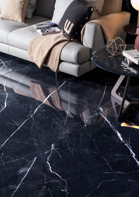 Emil Ceramica Tele Di Marmo Revolution Calacatta Black Full Lappato Rett. 90x90 EHAG płytka gresowa 126360