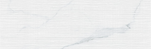 Płytka do łazienki biały marmur z czarna źyła struktura długie pasy Marbleous Concept White KR5PG040 30x90 trn