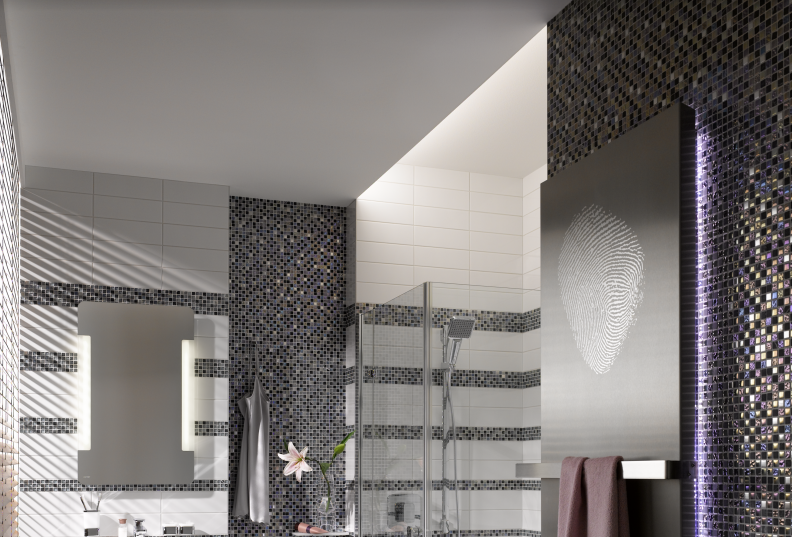 Mozaika mix szara czarna naturalny kamień szkło Metropol MM 0139 32,2 x 30,5 74174