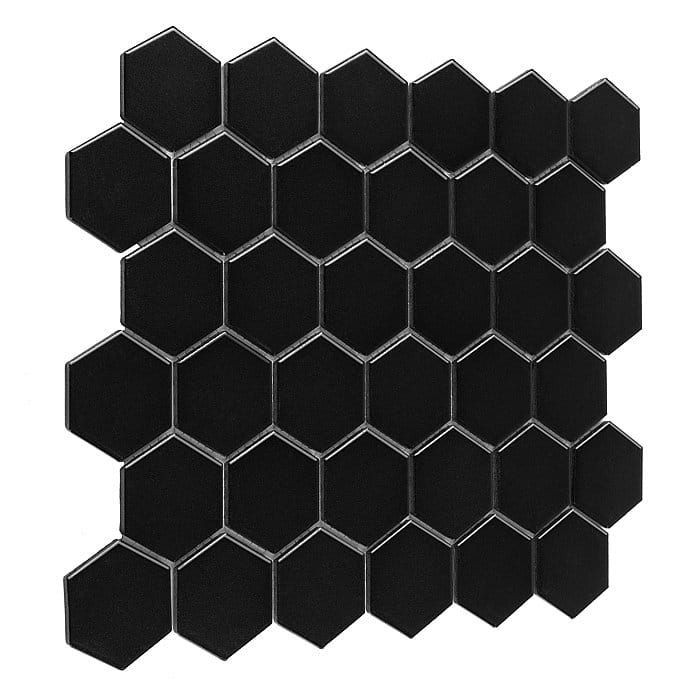Dunin Hexagon Black Matt 51 28,2x27,1 mozaika matowa 103753